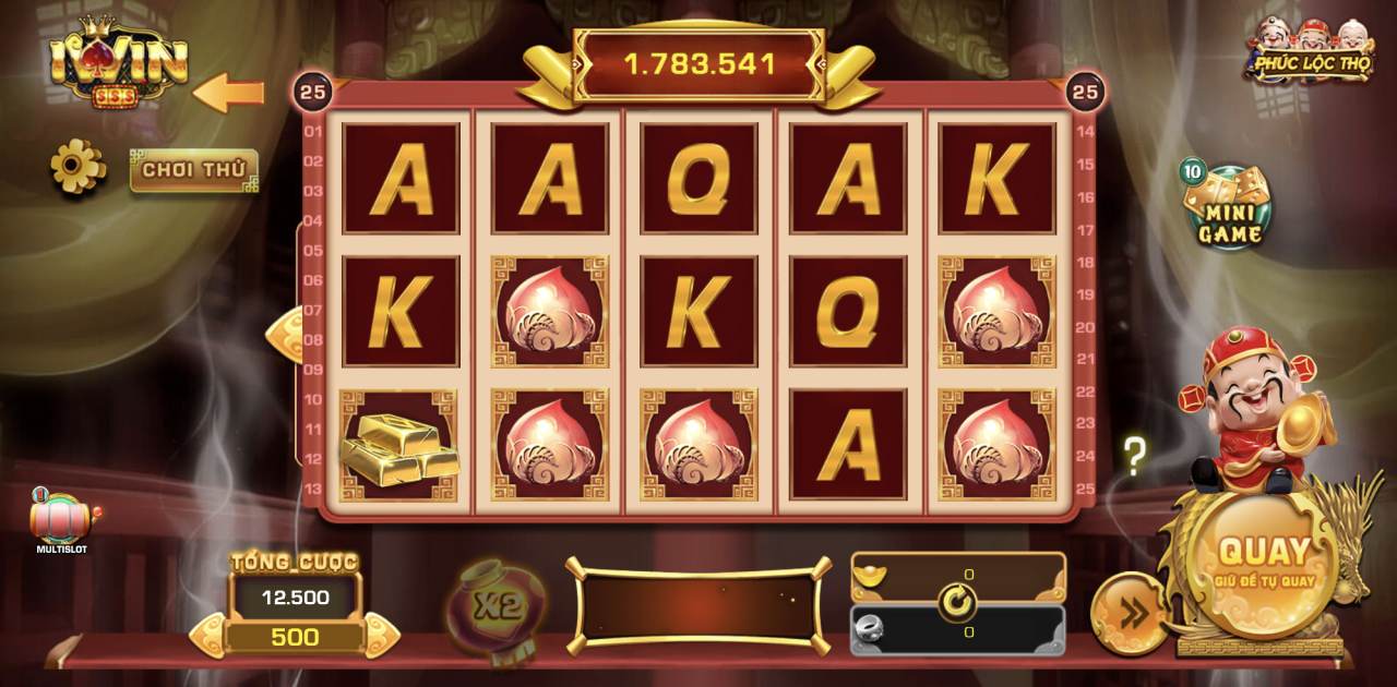 Thử vận may với tựa game nổ hũ Phúc Lộc Thọ