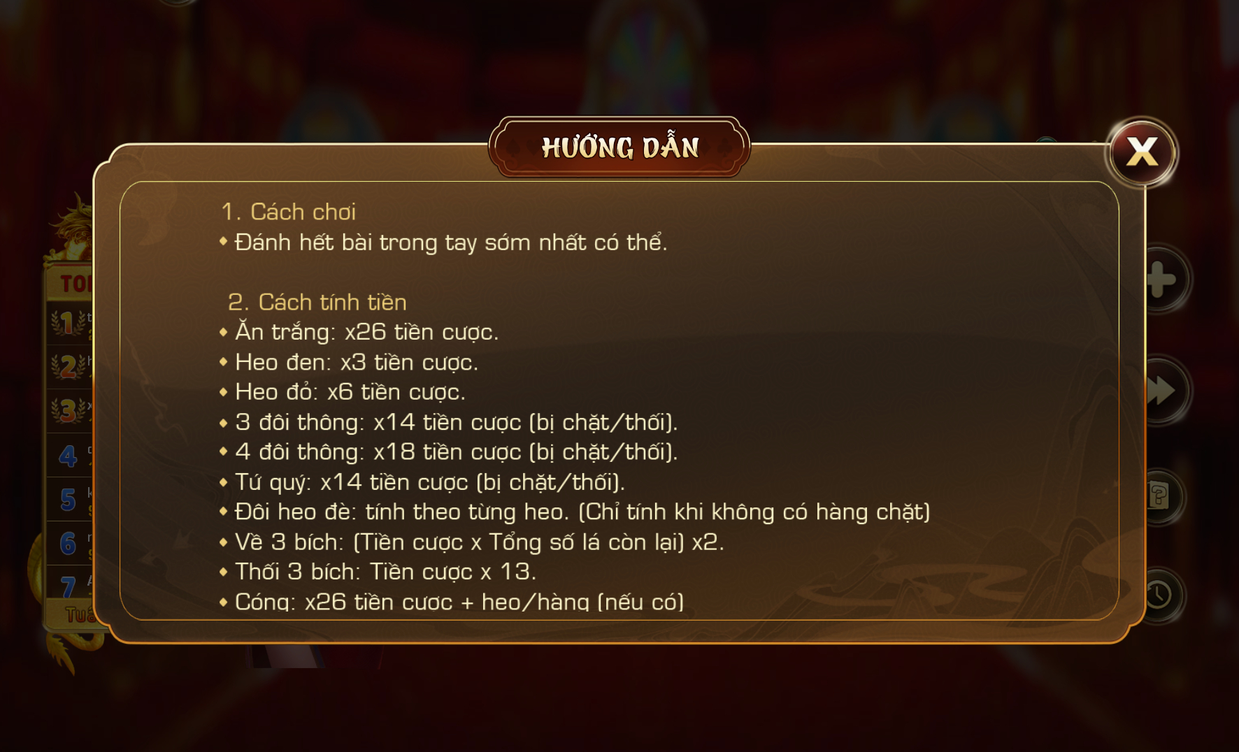 Luật chơi tiến lên Iwin cực đơn giản